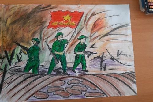 Hơn 42 nghìn tác phẩm tham dự cuộc thi vẽ tranh về Chiến thắng Điện Biên Phủ