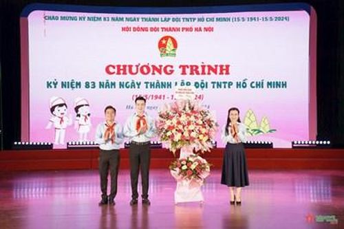 Hà Nội: Kỷ niệm 83 năm Ngày thành lập Đội Thiếu niên tiền phong Hồ Chí Minh