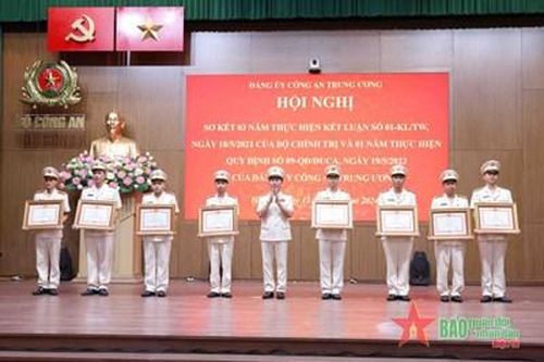 Đảng ủy Công an Trung ương sơ kết 3 năm thực hiện Kết luận của Bộ Chính trị
