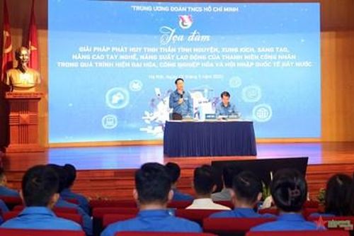 Thanh niên công nhân cần tích cực thay đổi để hòa mình vào xu thế mới