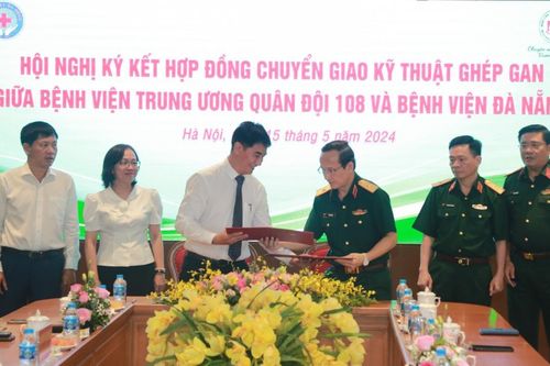 Ký kết hợp đồng chuyển giao kỹ thuật ghép gan giữa Bệnh viện Đà Nẵng và Bệnh viện Trung ương Quân đội 108