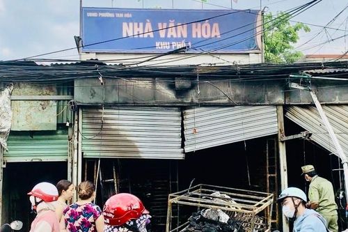 Điều tra vụ cháy Nhà văn hóa khu phố ở Đồng Nai