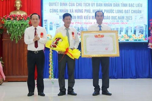 Xã Hưng Phú đạt chuẩn NTM kiểu mẫu về giáo dục