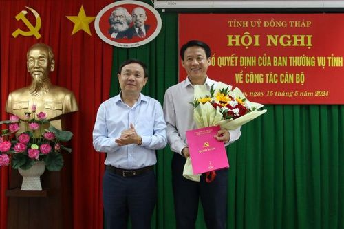 Bổ nhiệm Phó trưởng Ban Nội chính Tỉnh ủy Đồng Tháp