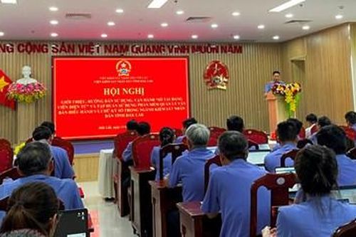 VKSND tỉnh Đắk Lắk tập huấn ứng dụng CNTT- chuyển đổi số