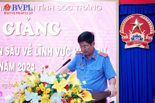 VKSND tỉnh Sóc Trăng tổ chức tập huấn chuyên sâu về lĩnh vực hình sự