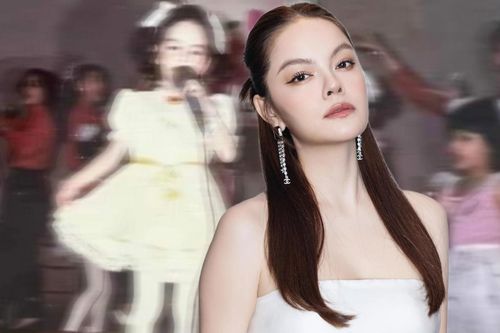 Khoe ảnh thời bé, Phạm Quỳnh Anh và ba con gái được thừa hưởng một chi tiết từ bố