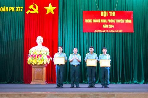 Sư đoàn Phòng không 377 tổ chức hội thi Phòng Hồ Chí Minh, Phòng truyền thống năm 2024