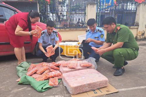 Phú Bình: Phát hiện, thu giữ 100kg trứng gà non và nầm lợn không rõ nguồn gốc