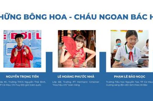 Những bông hoa Cháu ngoan Bác Hồ