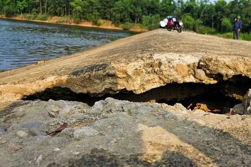 Đập ngăn mặn xuống cấp, nguy cơ TP Đông Hà thiếu nước sinh hoạt