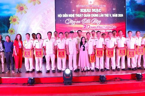 Công an tỉnh Đắk Nông khai mạc hội diễn nghệ thuật quần chúng lần thứ V