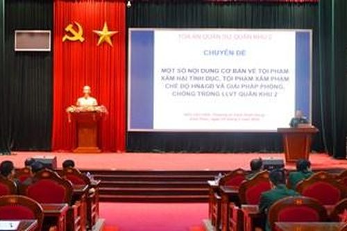 Bộ Chỉ huy quân sự tỉnh Vĩnh Phúc tổ chức hội nghị tuyên truyền phổ biến giáo dục pháp luật