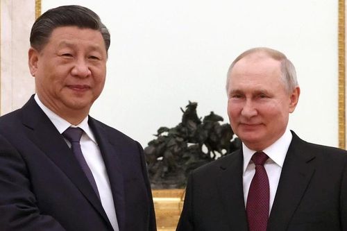 Tổng thống Nga Vladimir Putin đến Trung Quốc