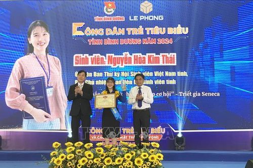 Lần đầu tiên tuyên dương gương mặt trẻ triển vọng tỉnh Bình Dương