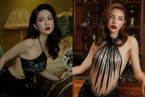 Ngọc Trinh, Kỳ Duyên khoe lưng trần quyến rũ