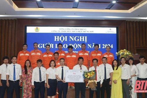 Công ty TNHH MTV Thủy điện Trung Sơn tổ chức Hội nghị Người lao động năm 2024