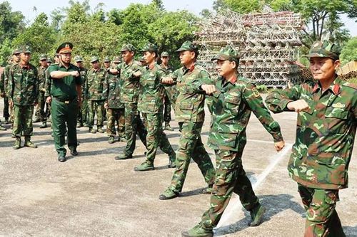 Nâng chất lượng huấn luyện lực lượng dự bị động viên