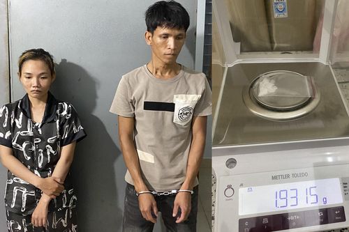 Bắt đôi nam nữ ở Quảng Nam mua ma túy về bán kiếm lời