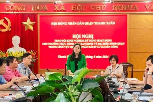 HĐND quận Thanh Xuân trao đổi kinh nghiệm quản lý ngân sách và tài sản công