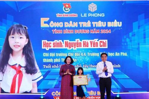 Bình Dương tuyên dương 25 công dân trẻ tiêu biểu và gương mặt trẻ triển vọng