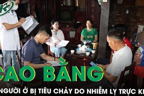 Cao Bằng 55 người ở bị tiêu chảy do nhiễm lỵ trực khuẩn