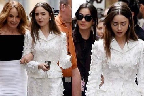 Lily Collins diện trang phục của NTK Đỗ Mạnh Cường quay 'Emily in Paris' mùa 4