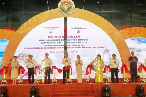 Khai mạc hội chợ triển lãm công nghiệp nông thôn khu vực phía Bắc