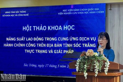 Bàn giải pháp nâng cao cung ứng dịch vụ hành chính công của tỉnh Sóc Trăng