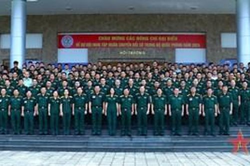 Bế mạc tập huấn chuyển đổi số lực lượng công nghệ thông tin toàn quân năm 2024