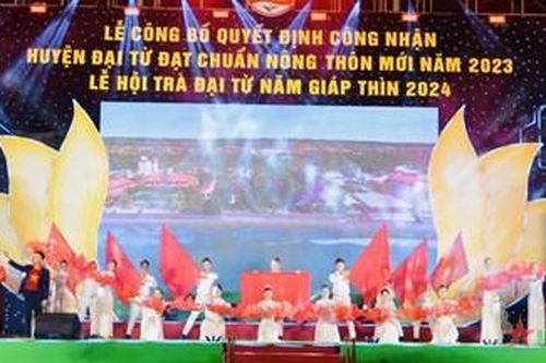 Công bố quyết định của Thủ tướng Chính phủ công nhận huyện Đại Từ đạt chuẩn nông thôn mới