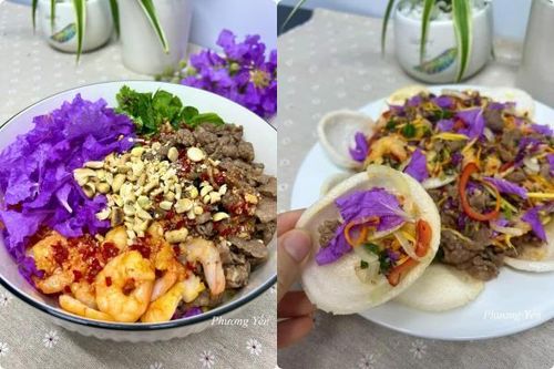 Cách làm gỏi hoa bằng lăng - món ăn 'đu trend' đang hot rần rần