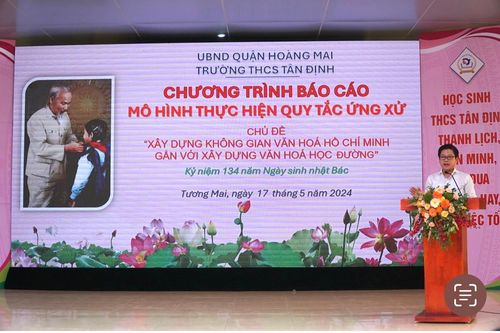 Xây dựng không gian văn hóa Hồ Chí Minh gắn với môi trường học đường
