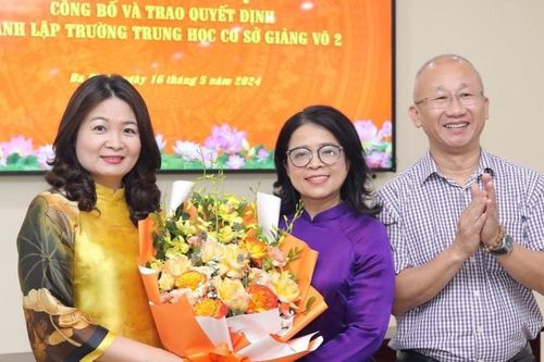 Hà Nội công bố thành lập trường THCS Giảng Võ 2