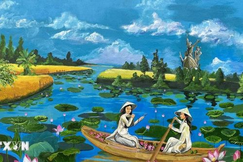 Quảng bá hình ảnh quê hương, con người Đồng Tháp qua tranh bích họa