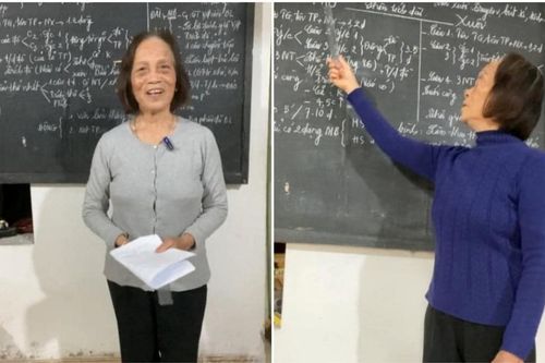 Cô giáo về hưu chơi TikTok cực chất, dạy Văn 'siêu đỉnh' khiến học sinh mê mẩn
