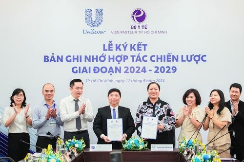 Unilever Việt Nam tiếp tục đồng hành cùng Viện Pasteur TP.HCM hướng tới mục tiêu sức khỏe toàn diện cho người Việt