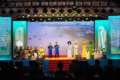 Khai mạc Liên hoan Đờn ca tài tử và trích đoạn cải lương tỉnh An Giang lần thứ IV năm 2024