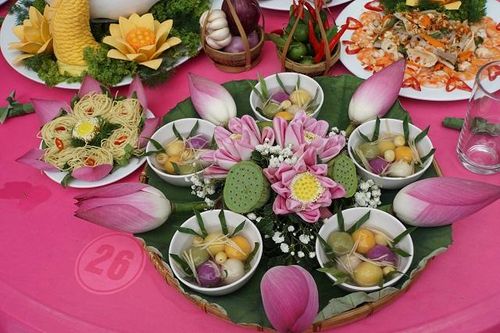 Đội thi huyện Thanh Bình đạt giải Nhất Hội thi ẩm thực chế biến các món ăn từ sen