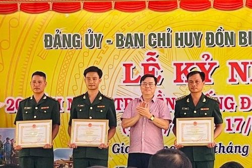 Đồn Biên phòng Ia Nan kỷ niệm 20 năm Ngày truyền thống