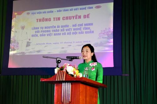 Học viện Hải quân: Phối hợp tổ chức nói chuyện chuyên đề về Chủ tịch Hồ Chí Minh