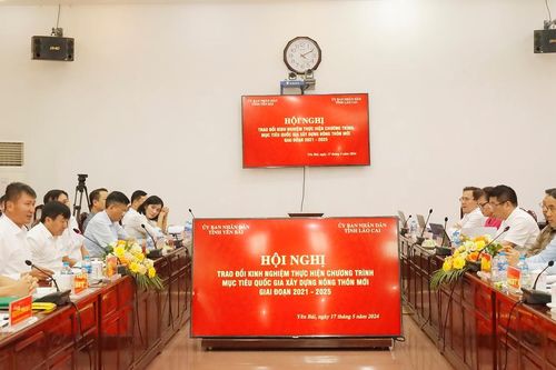 Lào Cai và Yên Bái trao đổi kinh nghiệm thực hiện chương trình xây dựng nông thôn mới