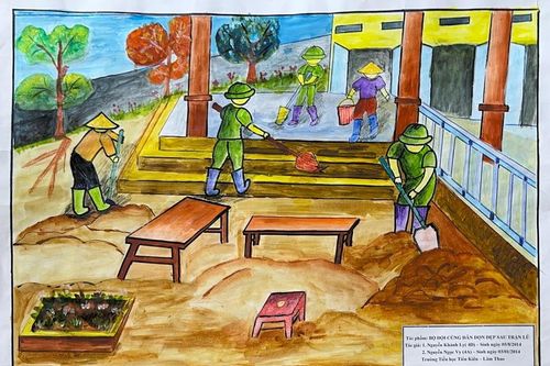Hơn 6.000 học sinh tham gia sáng tác tranh 'Góc nhìn trước thiên tai'