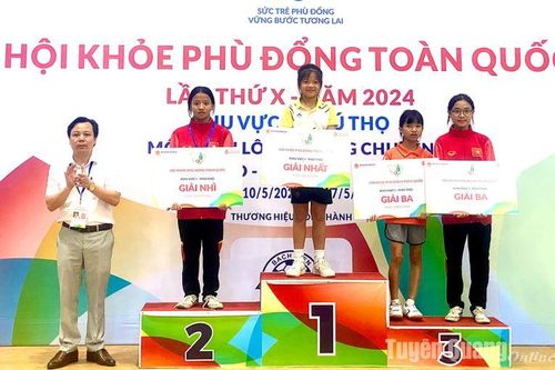 Tuyên Quang xếp thứ 5 tại Hội khỏe Phù Đổng toàn quốc khu vực I