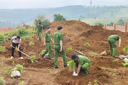 Công an tỉnh Đắk Nông tích cực hưởng ứng 'Tết trồng cây đời đời nhớ ơn Bác Hồ'