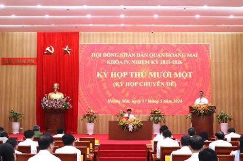 HĐND quận Hoàng Mai thông qua các nghị quyết về đầu tư công