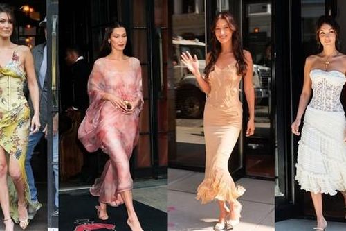 Bella Hadid giữ vững danh xưng 'nữ thần vintage' với những outfit 'cháy phố'