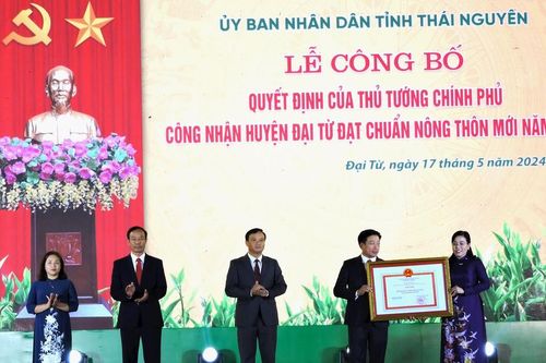 Huyện Đại Từ (Thái Nguyên) đạt chuẩn nông thôn mới