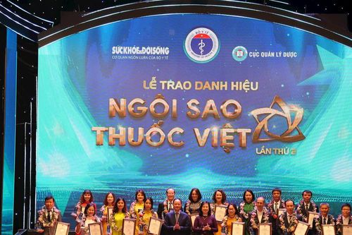 Trao danh hiệu 'Ngôi sao thuốc Việt' lần thứ 2