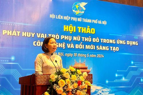 Phát huy vai trò phụ nữ Thủ đô trong ứng dụng công nghệ và đổi mới sáng tạo